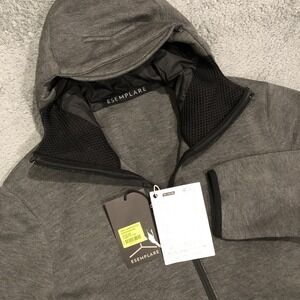 Esemplare Hooded Fleece Men's L Tech Zip Full Jacket Hurricane